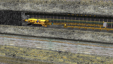 采掘三維立體仿真教學(xué)系統(tǒng)